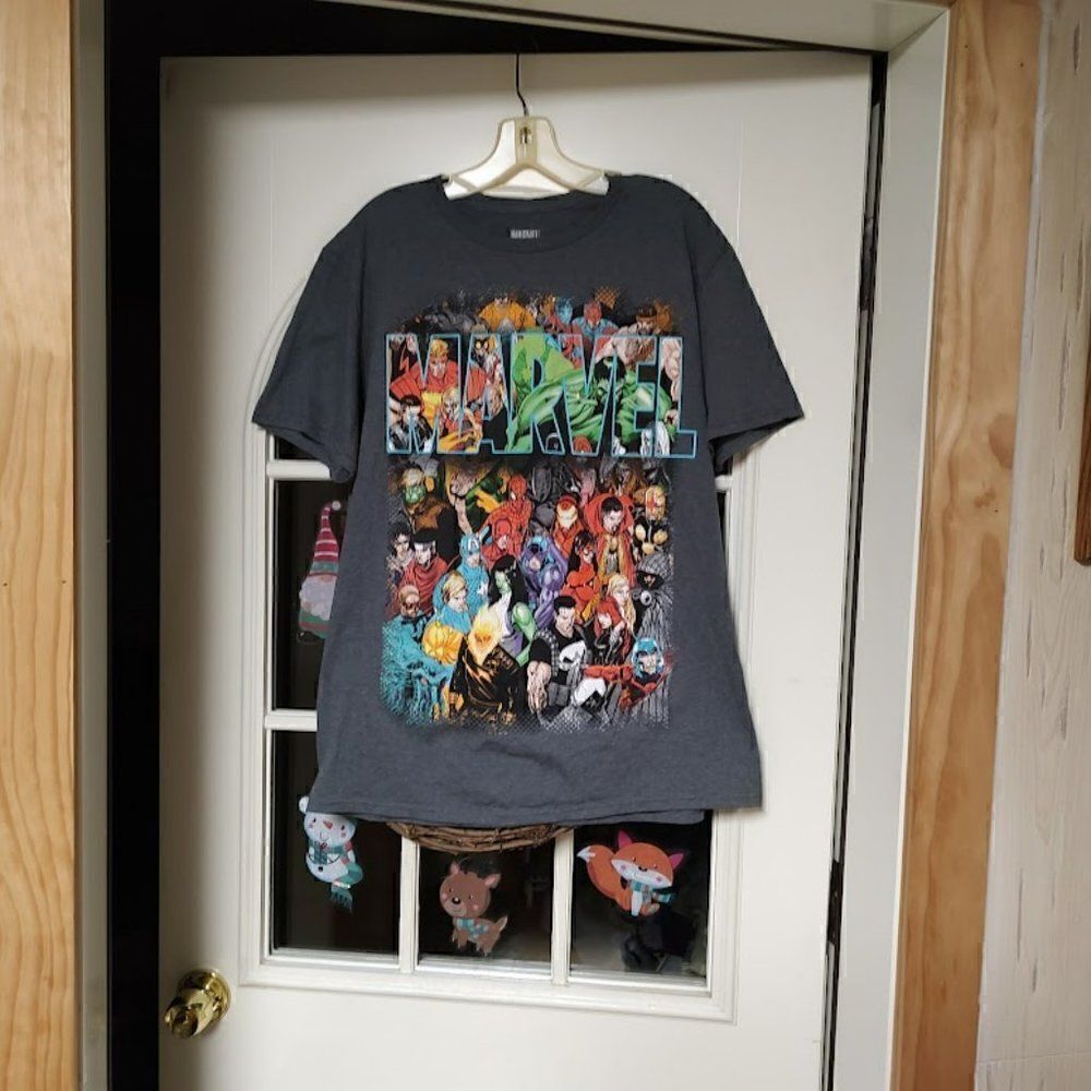 New Marvel Gray Shirt Size Men's L